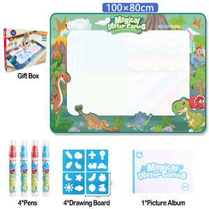 Mainan Anak 100 cm x 80 cm Magical Water Canvas Kanvas Air Anak-anak Doodle anak-anak Bahan tidak beracun yang ramah lingkungan