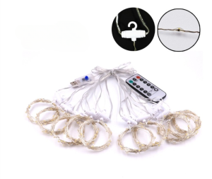 [CÓ ĐIỀU KHIỂN] Đèn LED 3x3m Thả Rèm Đèn Nháy điểm Thả Mành Thác Nước Trang Trí Decor Lễ tết noel sinh nhật