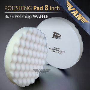 Busa Poles Mobil 8 inch Model Gelombang Wave Waffle Foam Pad Poles Premium Foam Pad