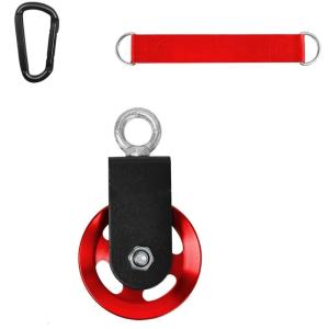 Cable Pulley 360 Rotation Traction Wheel Smooth Detachable for Gym Pulley SystemGym Attachment Lifting Block