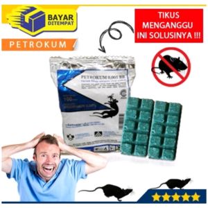 Racun Tikus Ampuh Petrokum Mati Kering Tidak Berbau E19