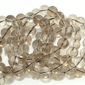 Natural Smoky QuartzLoose Round Beads Bracelet 12mm-12.5mm