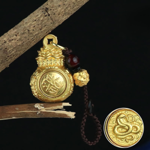 【Attracting Fortune and Blessings】The Twelve Zodiac Signs Ingot Fortune Bag Pendant