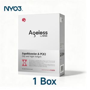 NYO3 PQQ Ergothioneine Krill Oil 60s Suplemen Putih Kulit Anti Penuaan 28 Days Skin Renewal Glow