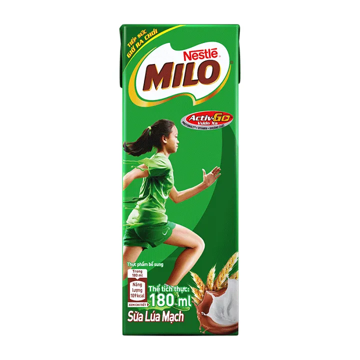 HCM) LỐC 4 HỘP SỮA MILO 180ML | Lazada.vn