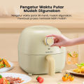 SAMONO Mini Air Fryer 2.4 Liter Low Watt Mesin Penggorengan Tanpa Minyak Garansi Resmi 1 Tahun SW-AFG24. 