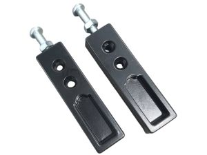 EH-SQH114-T/B-BLK Square Hanging Rod Top Bracket