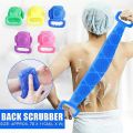 Sikat Punggung Mandi Bath Back Scrubber Silikon Silicon Silicone Towel Body Belt Brush Alat. 