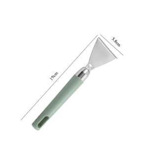 BESTOURO Mịn Dụng cụ loại bỏ vảy cá Tay cầm ABS Thép không gỉ Dụng cụ cạo vảy cá Nhanh chóng chuẩn bị cá Nấu ăn Dụng cụ hải sản
