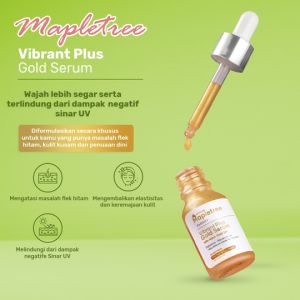 AMURA Gold Serum Mapple Tree Untuk Mencerahkan Memudarkan Flek Hitam 15ml by dr shindy