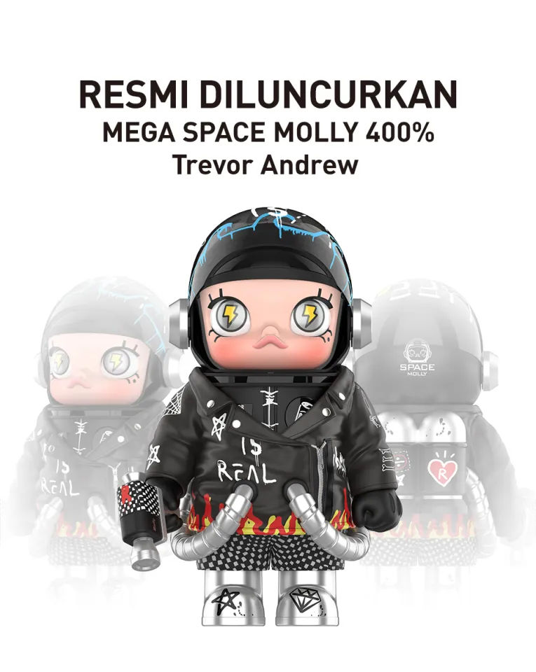 POP MART MEGA SPACE MOLLY 400% Trevor Andrew Limited Edition