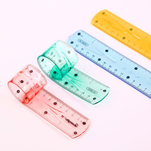 Children Day Gifts Guangbo Soft Ruler 20cm Suitable Safe and Unbreakable for Kindergarten Colorful Stationery School Supplies for Primary Students