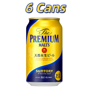 (6/24 Cans) Suntory The Premium Malts Beer Can Japanese Beer 350ml 5.5%