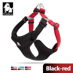 TRUELOVE Adjustable Dog Vest Harness Safety Nylon No Pulling Dog Harness Padded Reflective for Dog Breed Vest Walking Outdoor