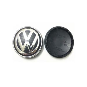 Logo chụp mâm ốp lazang bánh xe ô tô Volkswagen. Đường kính 55mm và 65mm - Chất liệu nhựa ABS cao cấp