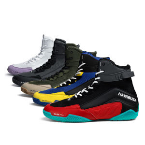 Hayabusa Wrestling Shoes Men Women Professional Boxing Competition Fighting Sports Shoes