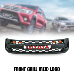 CPO TOYOTA HILUX REVO 2016 GR GRILL WITH LED LIGHT (BLACK/RED)(BLACK/WHITE)