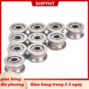 [COD] SHPYHT Giao hàng địa phương 10 cái u624zz U rãnh bóng mang hướng dẫn ròng rọc cho đường sắt theo dõi tuyến tính 4*13*7 mét