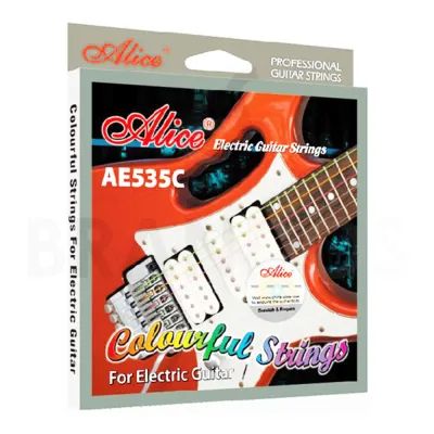 Senar Gitar Elektrik Warna Warni / Colourful Alice AE535C