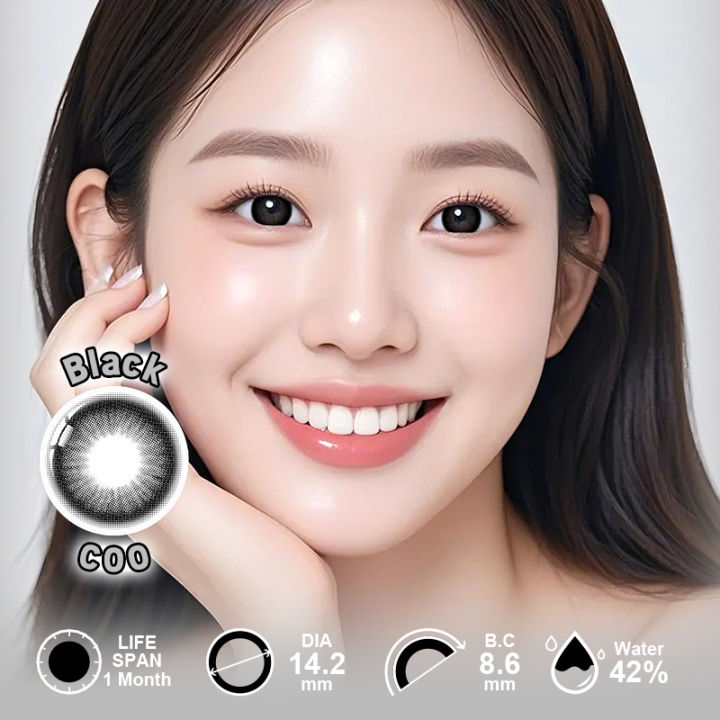 0.00-6.00%20Power+Cantik%5D%20UYAAI%201%20Pair%20Super%20Clarity%20Colored%20Contact%2014.5mm%20Pure%20BUBBLE%20Series%20for%20Outing%20Play%20Monthly%20Replacement%20Lenses%20-%20Image%206