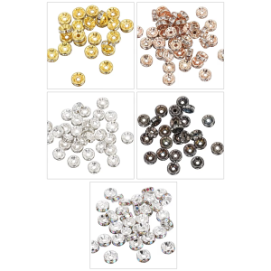 พลอยเทียมลูกปัดสร้อยข้อมือ8มม. ลูกปัดลูกปัดหลวมเสน่ห์กลมสำหรับงานหัตถกรรมสร้อยคอแบบทำมือ