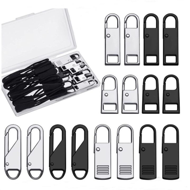 33Pcs Zipper Pull Replacement Repair Kit Slider Pull Tab Universal