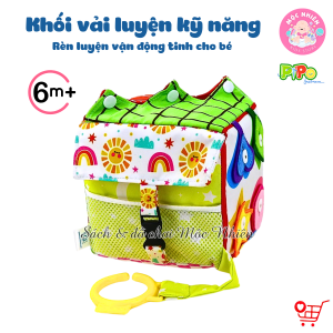 Đồ Chơi Vải - Bộ Hình Khối Luyện Kỹ Năng Cho Bé Từ 6 Tháng - Pipo Vietnam
