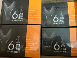 จัดโปร 1คู่ หลอดไฟรถยนต์ LED Y13 Y11 Y8 Y7 Y6 ตัวใหม่ ปี2022 คัทออฟ พวงมาลัยขวา (RHD) ของแท้ รับประกัน 1 ปี สินค้ามีพร้อมส่ง ขั้ว H4