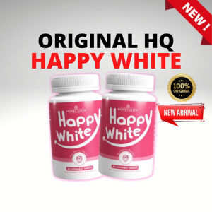 [Ready Stock] Happy White Honey Glow Original HQ supplement 10x Whitening Booster Kulit Putih pemutih badan seluruh body whitening hilangkan jerawat jeragat flek hitam obat pemutih seluruh badan collagen vitamin c GLutathione muka putih berseri 5 capsule