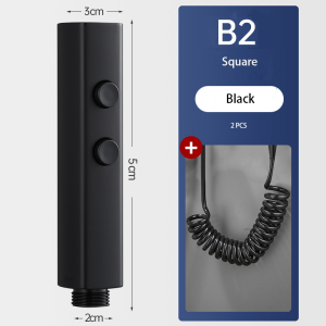 [3S FURNITURE] NO Punching Bathroom 2 Outlets High Pressure Bidet Spray  (1 Month Local Warranty)