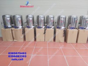 Nồi nấu phở 50L mâm nhiệt làm bằng 2 lớp inox  + bảo ôn PU