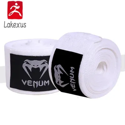 Lakexus 1Pair 1.5M/3M/5M Boxing Bandages Sports Sanda Muay Thai Training Self-Adhesive Micro Elastic Binding Hand Sports Protective Gear