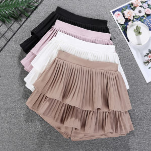COD pure desire sweet cake skirt womens clothing high waist spice girl puffy skirt thin pleated trouser skirt 3295 Korean version new 2026 new product