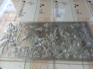Khuôn đúc bê tông thạch cao composit ..(tranh hạc du xuân)