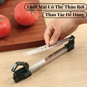 Thanh Mài Dao Kim Cương 23.5Cm  Dụng Cụ Mài Dao Cầm Tay Nhanh Bén Cho Nhà Bếp