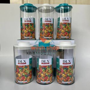 Toples Kaca Kintaro C Kedap Udara set (6 pcs) ukuran 1050 ML