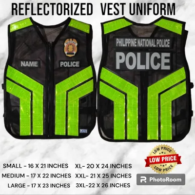 Reflectorized Vest Uniforms FREE PATCHES