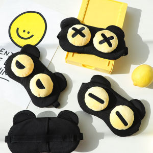 Cute Big Eye Sleeping Mask Soft Light Blocking Travel Night Eye Cover Sleep Better
