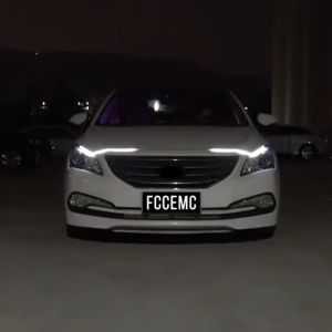 Car Hood Daytime Running Light Strip Universal Flexible DRL Car LED Daytime Running Light APP Remote Control Flexible RGB Flowing Turn Signal Strip Headlight Decorative Lamp 12V