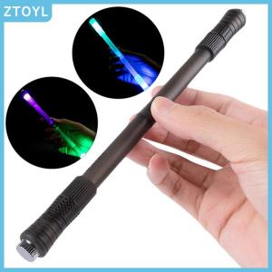 ZTOYL Anti-slip Comfortable Spinning Pen Flash Rotating Gaming Gel Pens Funny Rotating Pen with Led Flash