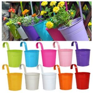 COD+IN STOCK: กระถางถังพืชตกแต่งระเบียงการตกแต่งบ้านโลหะสำหรับแขวนกระถางต้นไม้ ตะแกรงดอกไม้โลหะที่ใส่