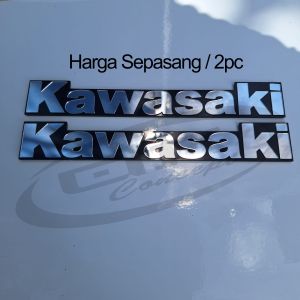 Emblem Logo KAWASAKI Motor 3D Akrilik Variasi Modip sepasang