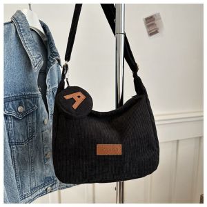 SEA YADOU  กระเป๋าสะพายไหล่ความจุขนาดใหญ่แบบใหม่กระเป๋าผู้หญิงกระเป๋าโท้ทแฟชั่นเรียบง่ายกระเป๋าสะพายข้างลำลอง