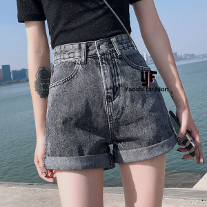 YAOSHI-Celana Panjang Jeans Wanita-HW Vintage sweet jeans-High Waist Cutbray Rawis Boot Cut 27-34 stretch -denim - kancing tunggal