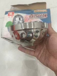 Hộp 10 chén bát Inox xoắn cao cấp 11.5cm 2 lớp cách nhệt