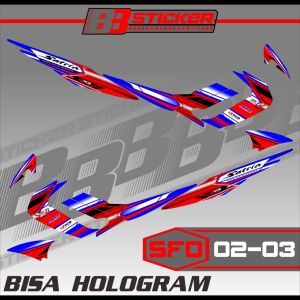 Striping Satria Fu Barong BISA HOLOGRAM Striping Satria Barong Stripping Satria Fu Lama sfo 2