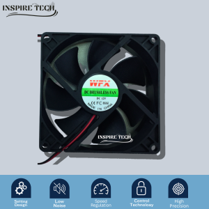 Cooling Fan Kipas Pendingin TV Box Wifi Router DC FAN WFX 6015 60MM 6CM 12V CPU include connector 2 PIN