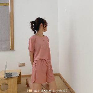 Bộ Ngủ Nữ Mặc Nhà Chất Tăm Siêu Co Giãn Siêu Mát Mịn