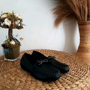 Sepatu Kulit Casual Wanita Rajut Kulit Sapi (Garansi 100% Uang Kembali Jika Sepatu Bukan Kulit)