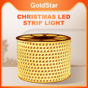 Gold Star LED Strip Lights Holiday lights Christmas lights Outdoor Waterproof Warm White /Cool White LED Strip Light for room Patio Backyard Bedroom Kitche